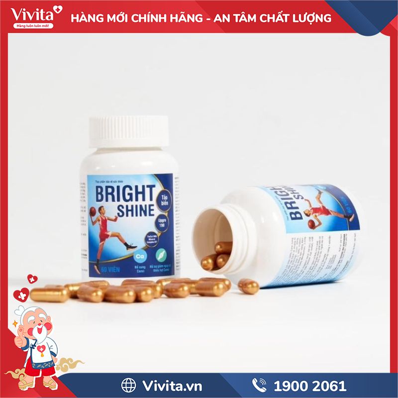 Cách sử dụng Bộ viên uống Bright Shine và siro Vinpharma Canxi