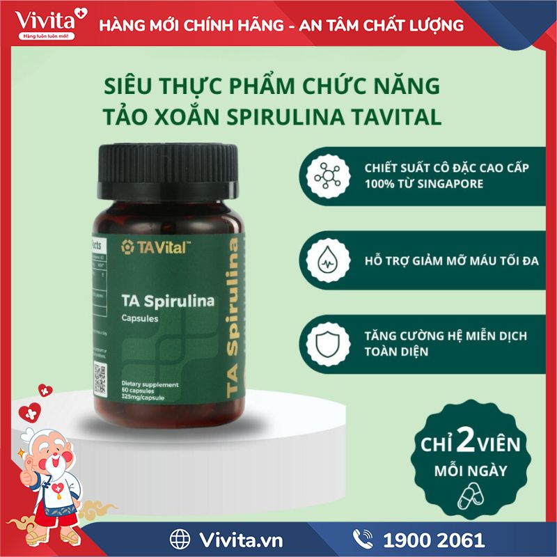 Cách sử dụng Tảo Xoắn TA Spirulina