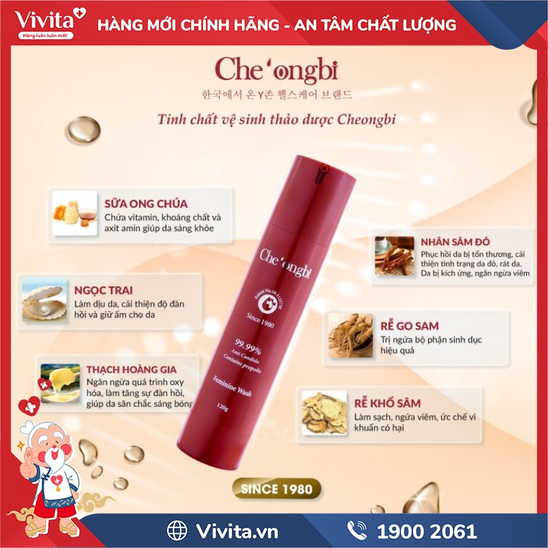 Công dụng của Cheongbi Feminine Wash