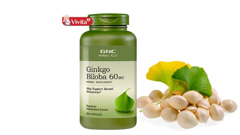 Ginkgo Biloba sản phẩm thuộc thương hiệu GNC của Mỹ