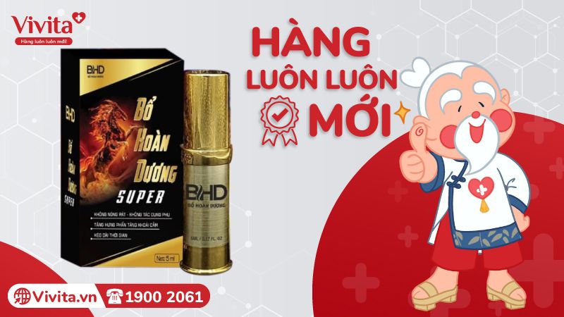 Mua Bổ Hoàn Dương Super chính hãng tại nhà thuốc Vivita