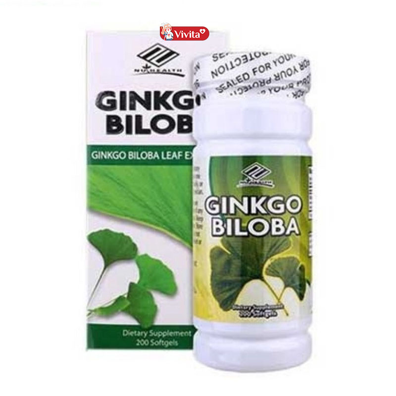 Viên uống bổ não Ginkgo Biloba Polvita Mỹ