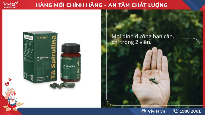 Tảo Xoắn TA Spirulina có tốt không