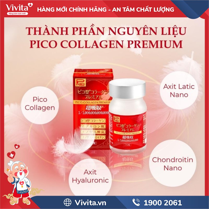 Thành phần của Pico Collagen Premium