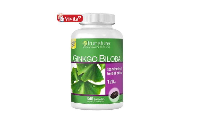 Viên uống bổ não Trunature Ginkgo Biloba 120mg