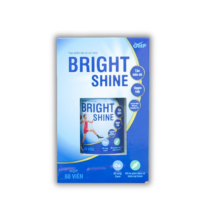 Bộ Sản Phẩm Viên Uống Bright Shine Và Siro Vinpharma Canxi Hỗ Trợ Cải Thiện Chiều Cao