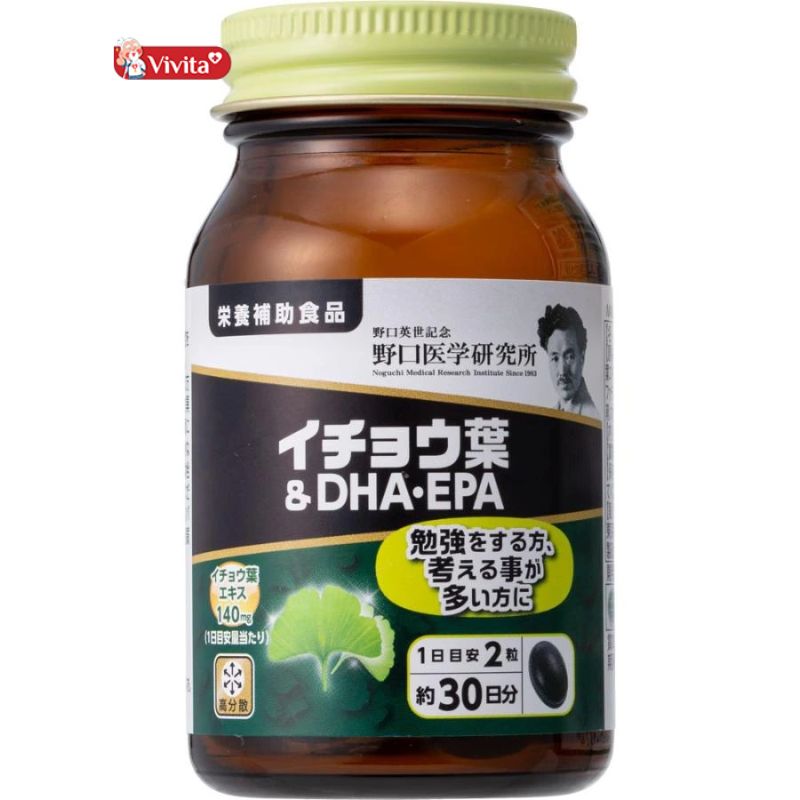 Viên uống Ginkgo Noguchi DHA EPA Nhật