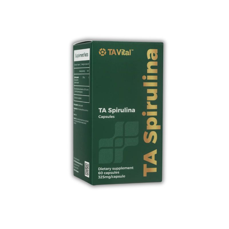 Tảo Xoắn TA Spirulina Singapore Viên Uống Hỗ Trợ Bảo Vệ Sức Khỏe Toàn Diện (Hộp 60 viên)