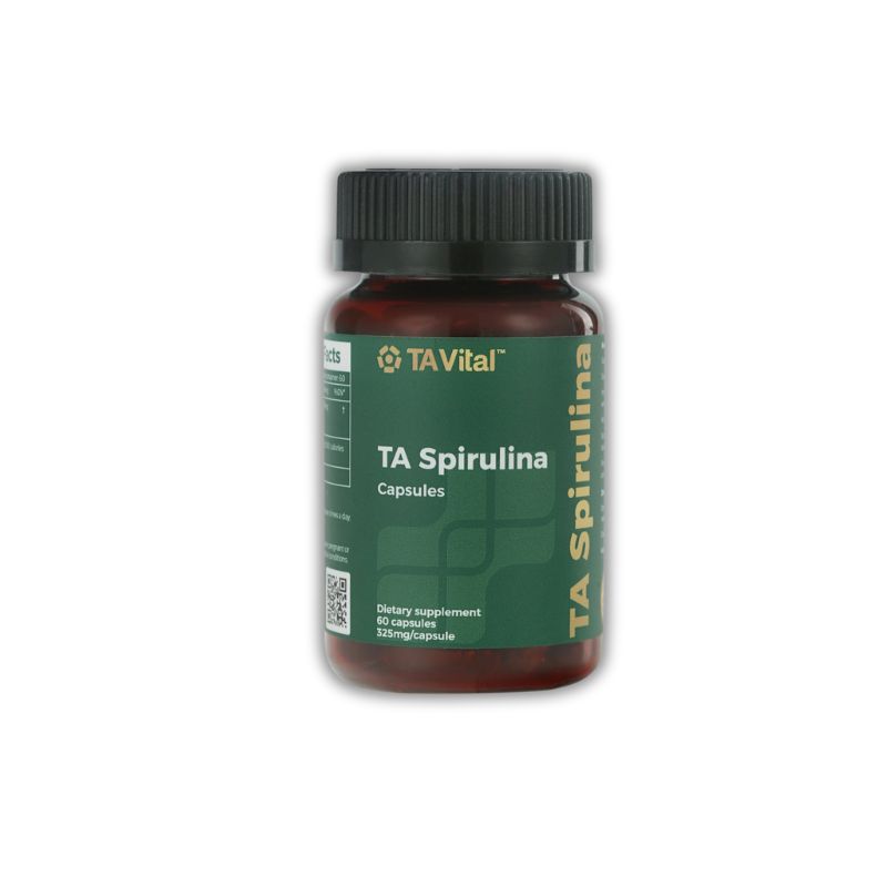 Tảo Xoắn TA Spirulina Singapore Viên Uống Hỗ Trợ Bảo Vệ Sức Khỏe Toàn Diện (Hộp 60 viên)