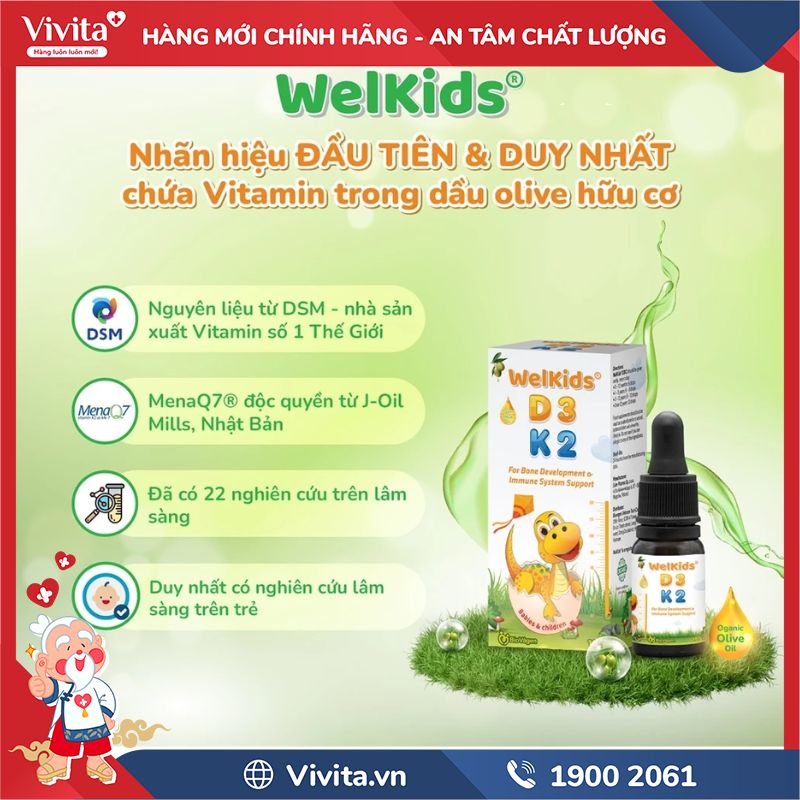 Welkids K2+D3 có tốt không