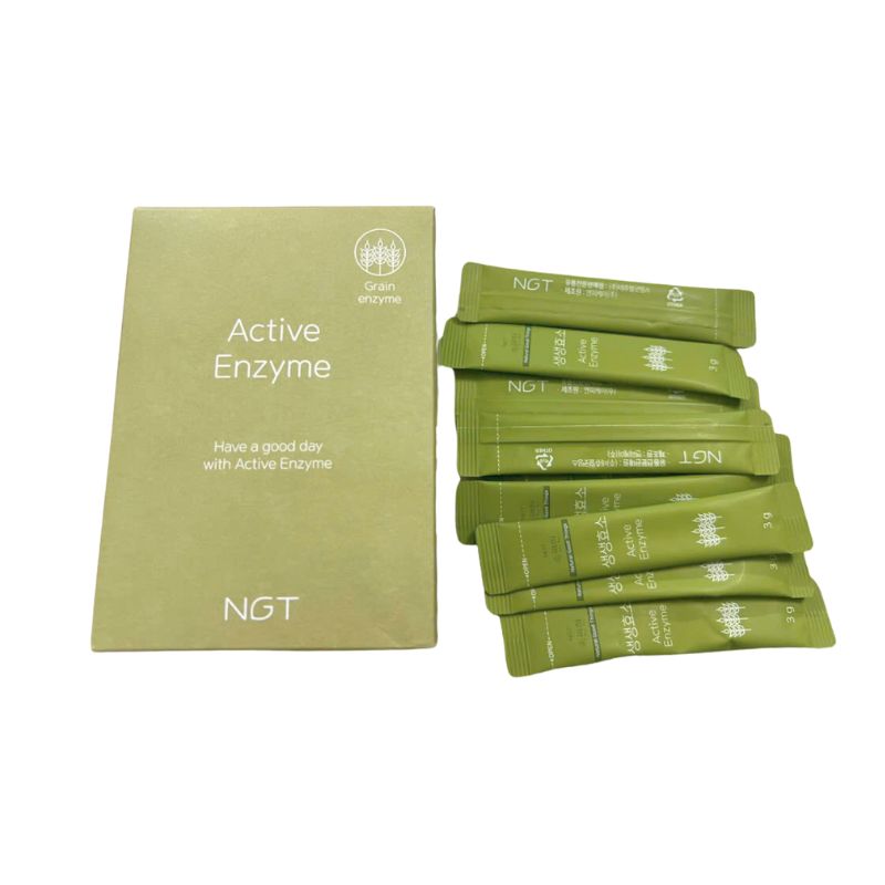 Active Enzyme Nước Uống Hỗ Trợ Tiêu Hóa, Hỗ Trợ Giảm Đầy Hơi, Khó Tiêu (Hộp 30 gói x 3g)