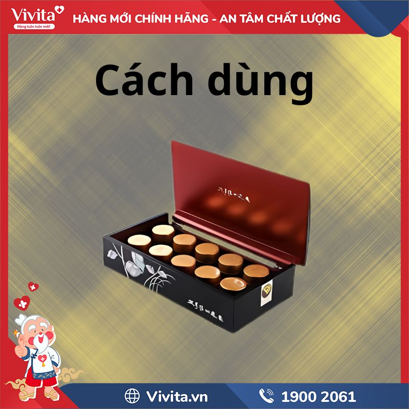 cách dùng An Cung Ngưu Hoàng Tổng Thống Nội Địa Hàn Quốc