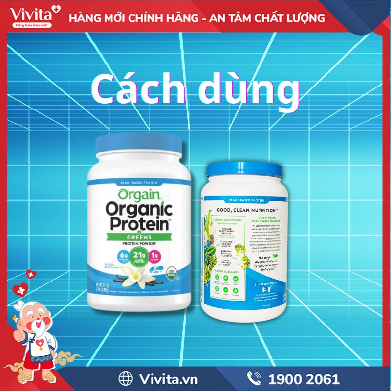 Cách dùng Orgain Organic Protein