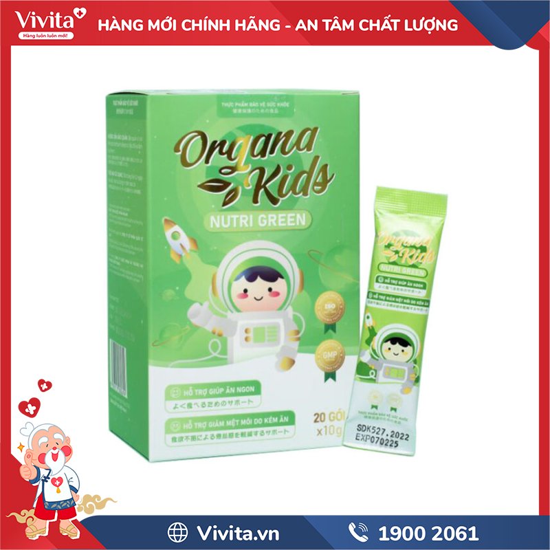 Cách sử dụng Organa Kids Nutri Green