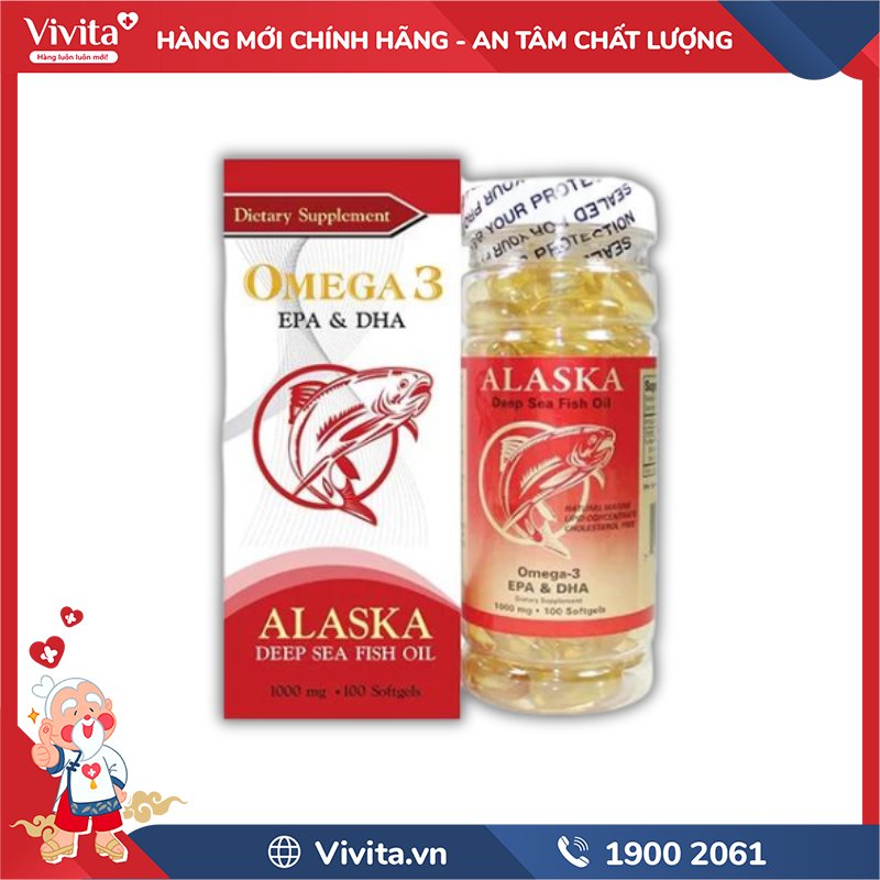 Omega 3 Alaska Deep Sea Fish Oil chính hãng