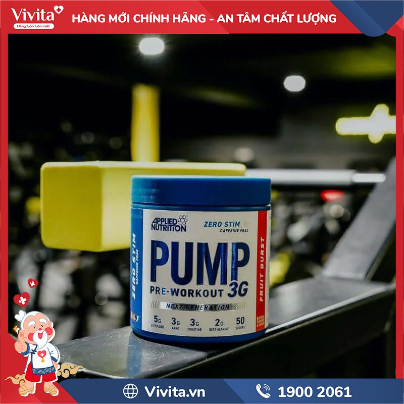 Pump Pre-Workout 3G có tốt không? 