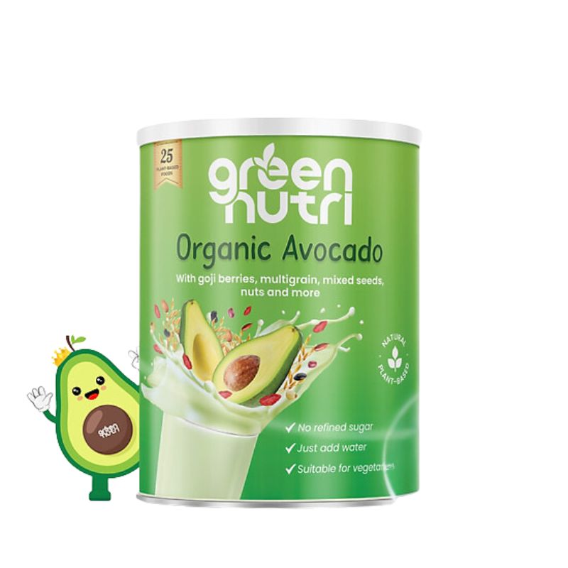 Organic Avocado Sữa Bột Hỗ Trợ Tăng Cường Hệ Miễn Dịch, Hỗ Trợ Tăng Cường Năng Lượng Tập Luyện, Hỗ Trợ Phòng Ngừa Bệnh Tật (Hộp 12 gói (300g), hộp 25 gói (625g), lon (750g))