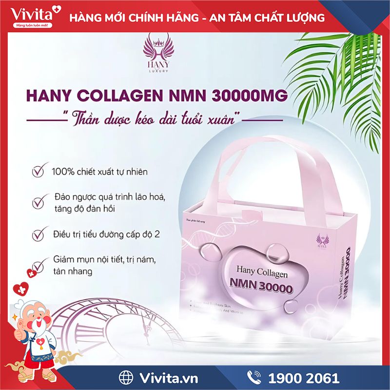 Thành phần Hany Collagen NMN 30000