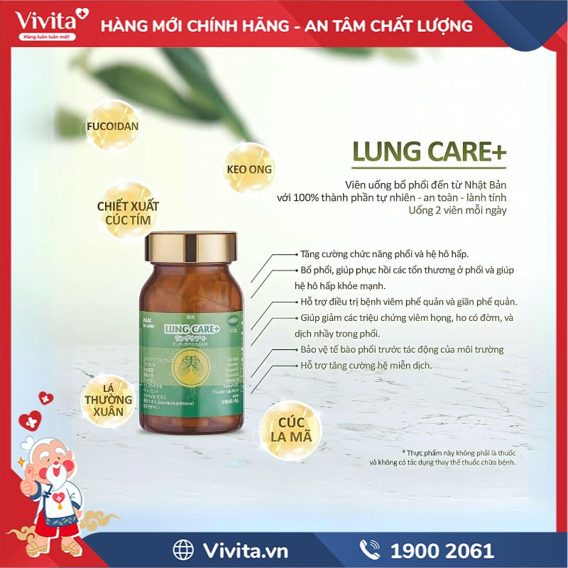 Thành phần Lung Care+