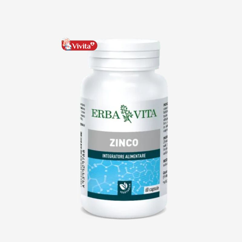 Viên uống bổ sung kẽm ZINCO Erba Vita của Ý