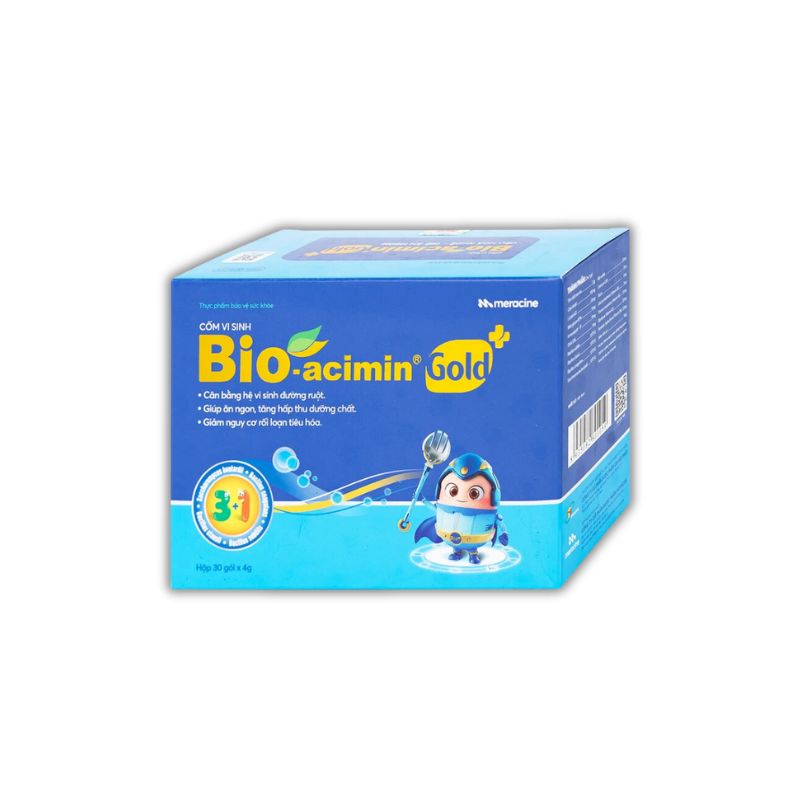 Bioacimin Gold Cốm Hỗ Trợ Bổ Sung Lợi Khuẩn (Hộp 30 Gói)