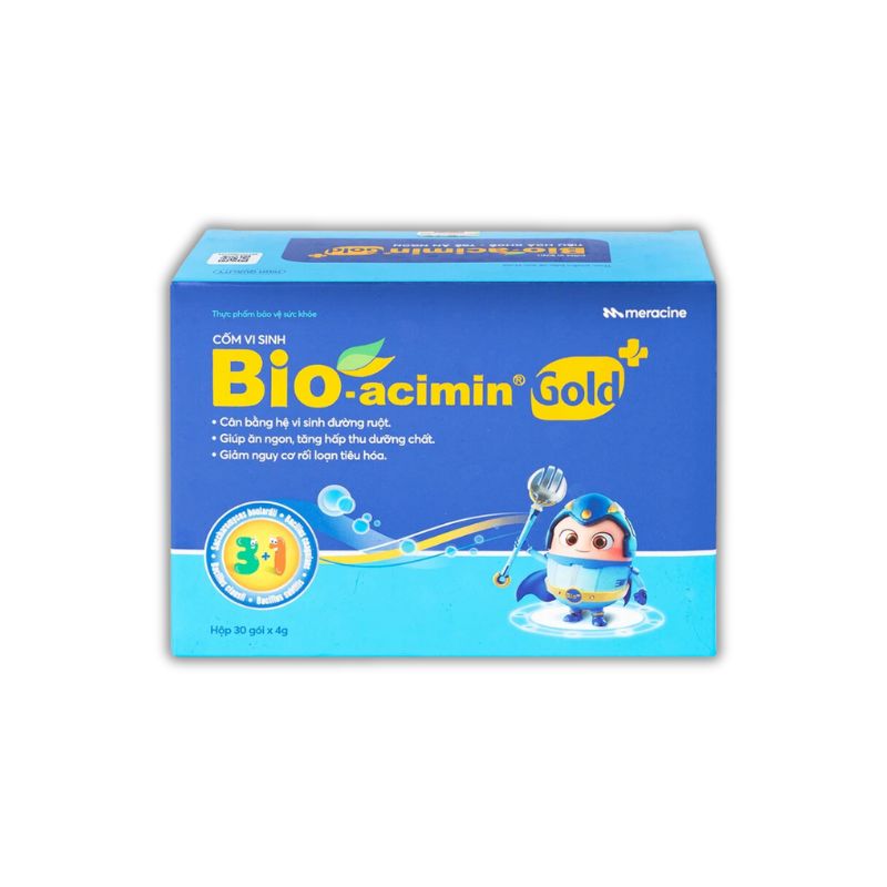 Bioacimin Gold Cốm Hỗ Trợ Bổ Sung Lợi Khuẩn (Hộp 30 Gói)