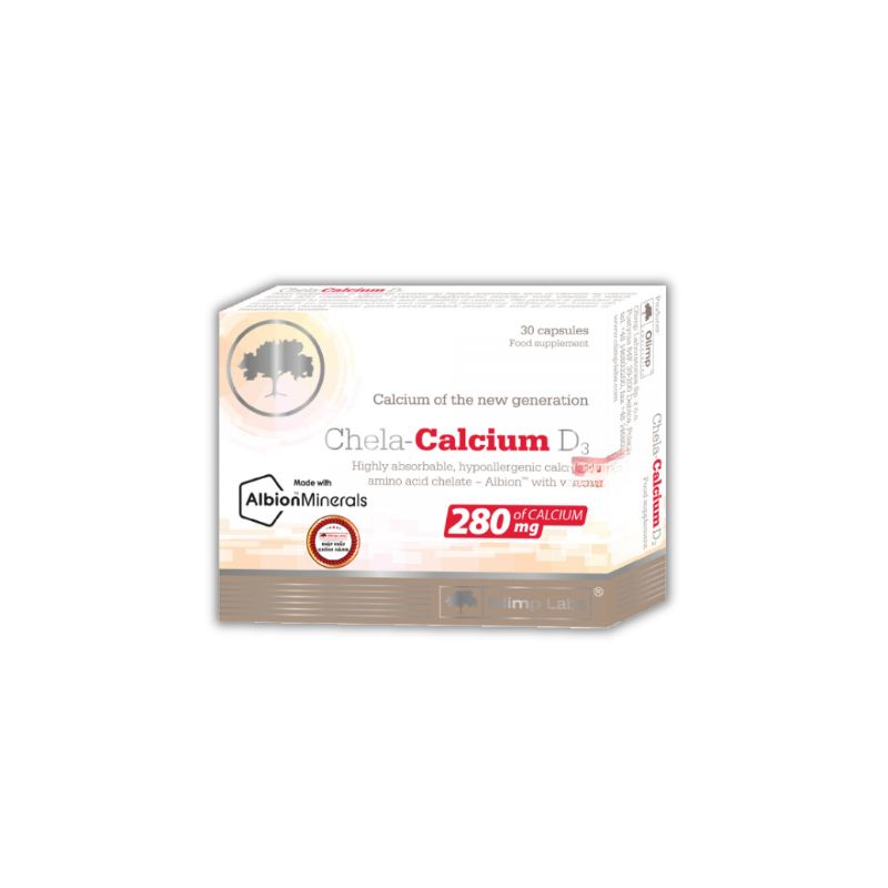 Chela Calcium D3 Ba Lan Viên Uống Hỗ Trợ Xương Chắc Khỏe (Hộp 30 Viên)