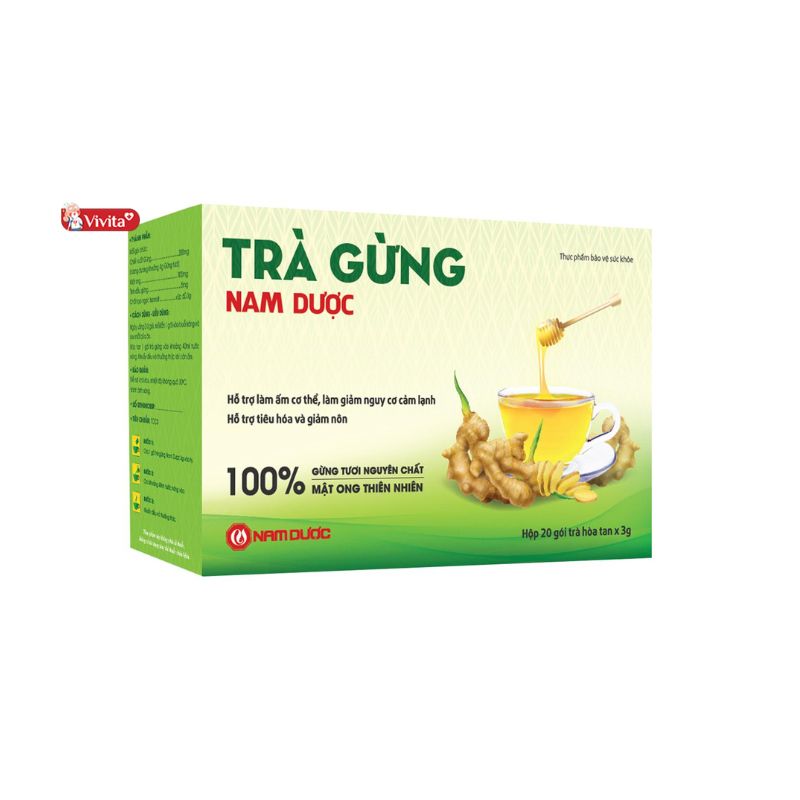 Trà Gừng Mật Ong Nam Dược