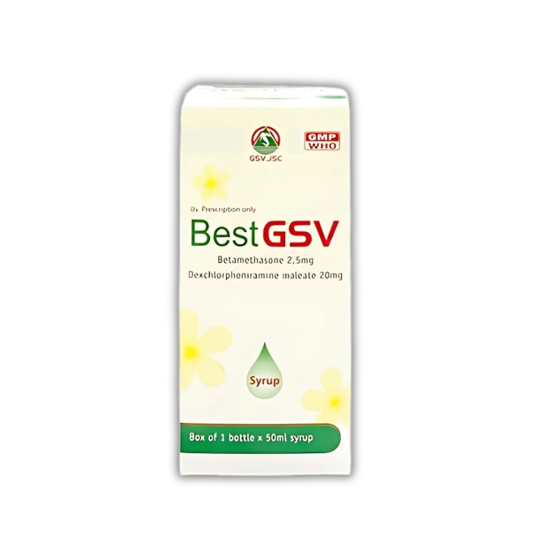 Best GSV Siro Điều Trị Viêm Mũi Dị Ứng, Viêm Phế Quản, Hen Phế Quản Mạn Tính