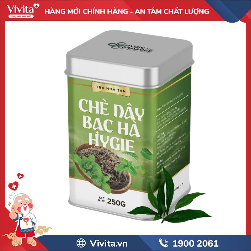 Công dụng của Dược Trà Hòa Tan Chè Dây Bạc Hà Hygie and Panacee