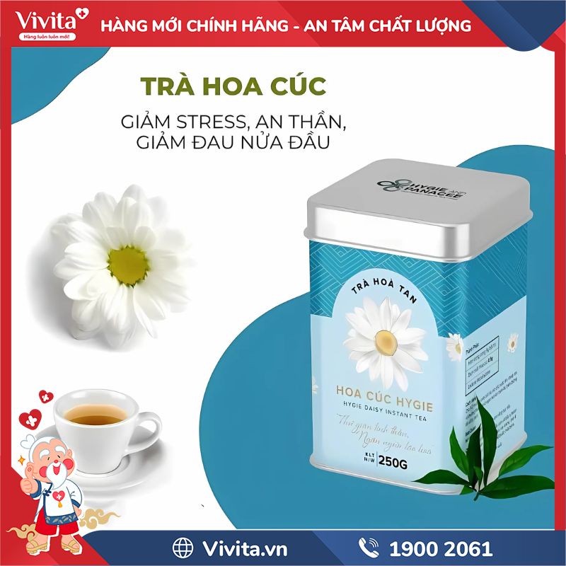 Công dụng Dược Trà Hòa Tan Hoa Cúc Hygie And Panacee