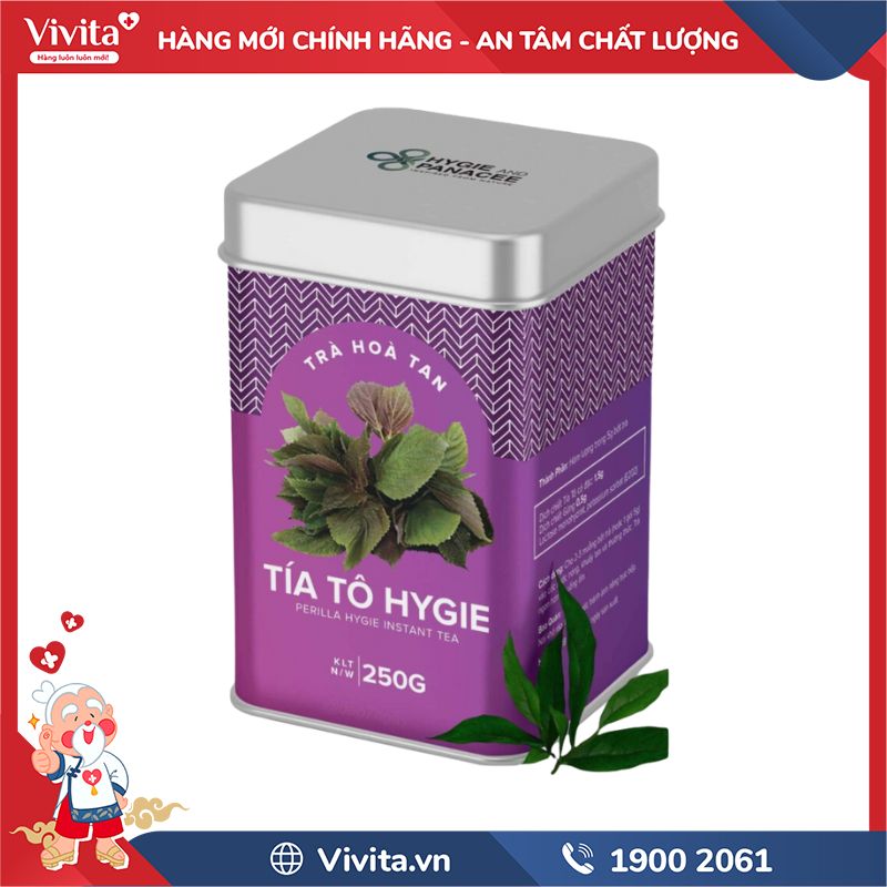 Công dụng của Dược Trà Hoà Tan Tía Tô Hygie and Panacee