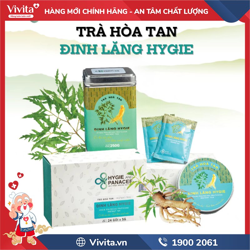 Dược Trà Hòa Tan Đinh Lăng Hygie And Panacee