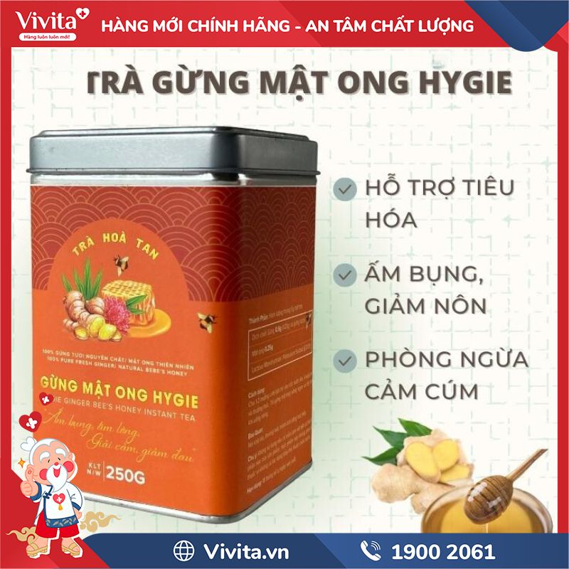 Dược Trà Hòa Tan Gừng Mật Ong Hygie And Panacee có tốt không?