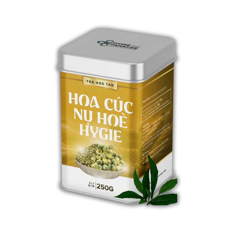 Dược Trà Hòa Tan Hoa Cúc Nụ Hòe Hygie And Panacee Hỗ Trợ Ổn Định Huyết Áp, Hỗ Trợ Bảo Vệ Tim Mạch