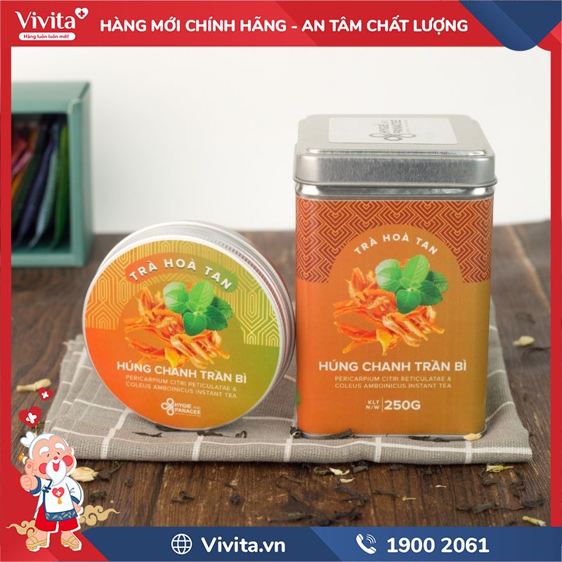 Dược Trà Hoà Tan Húng Chanh Trần Bì Hygie and Panacee có tốt không