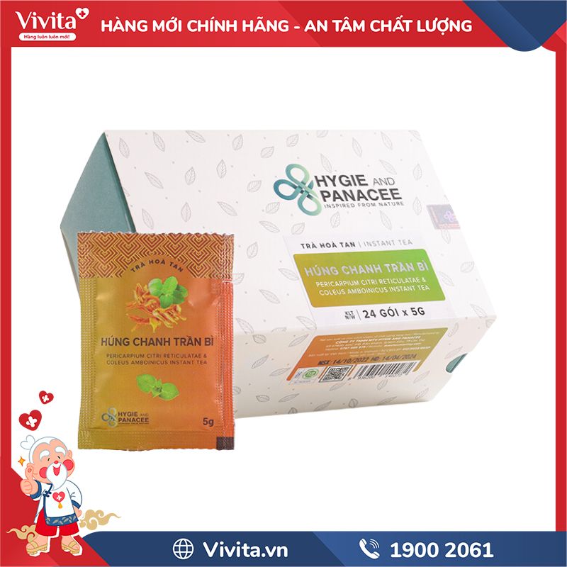 Dược Trà Hoà Tan Húng Chanh Trần Bì Hygie and Panacee