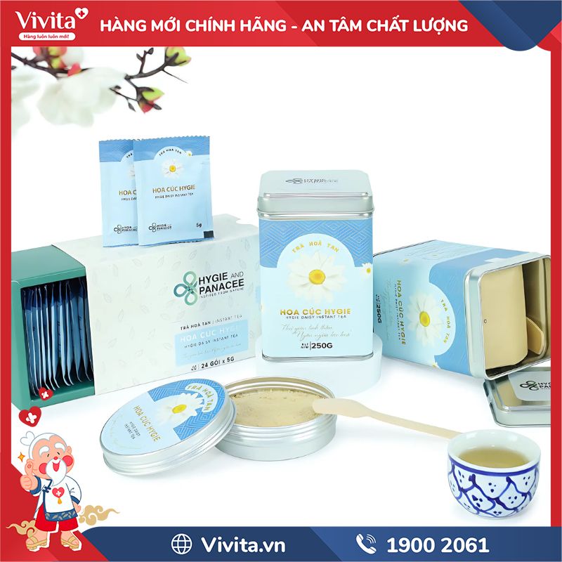 Sản phẩm Dược Trà Hòa Tan Hoa Cúc Hygie And Panacee