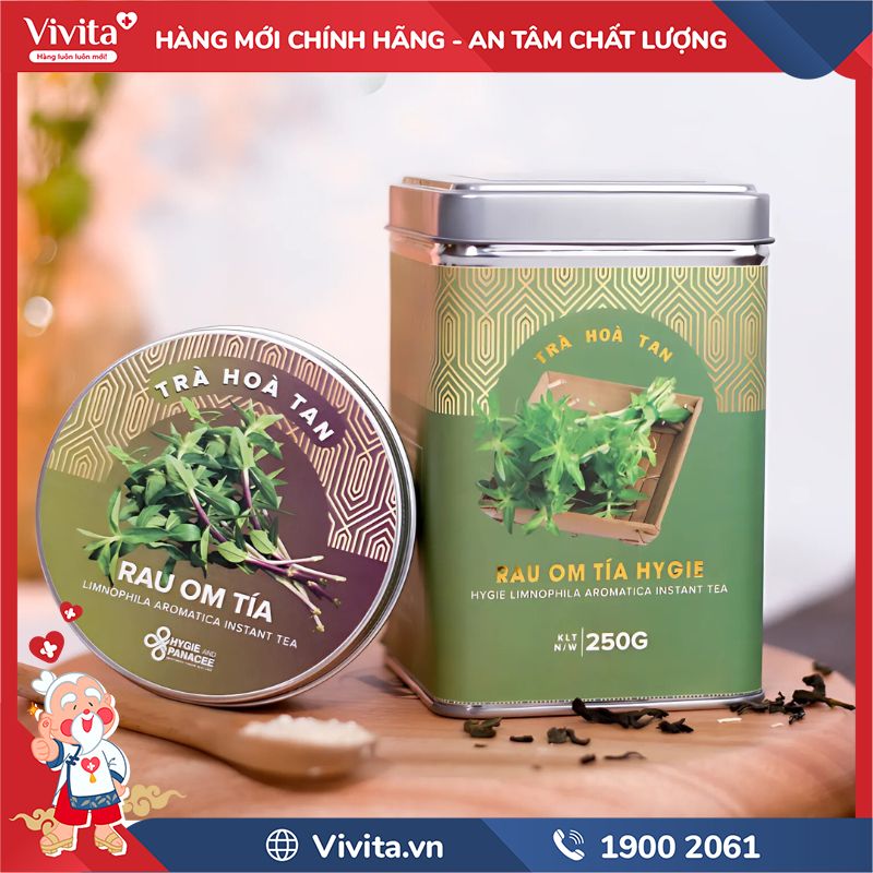 Sản phẩm Dược Trà Hòa Tan Rau Om Tía Hygie And Panacee