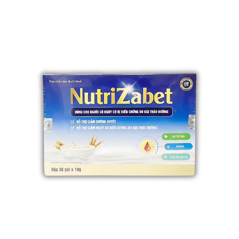 NutriZabet Sữa Hạt Hỗ Trợ Ổn Định Đường Huyết