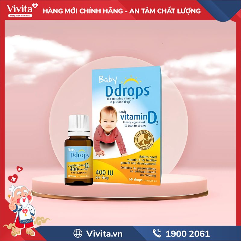 Baby Ddrops Vitamin D3 chính hãng