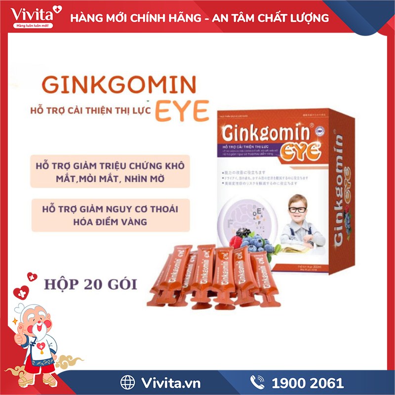 Công dụng của Ginkgomin Eye