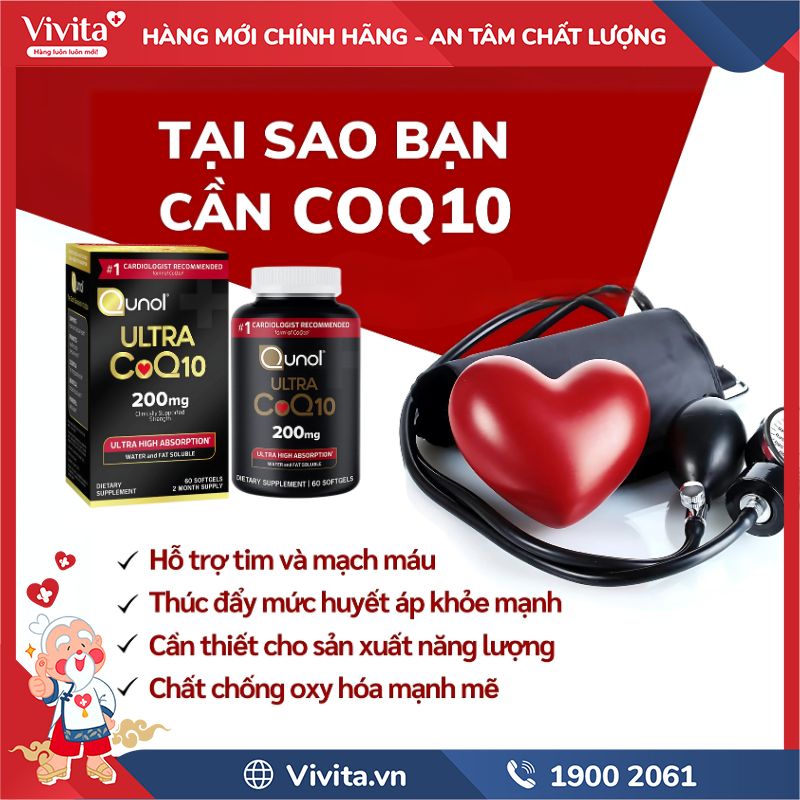 Công dụng Qunol Ultra CoQ10