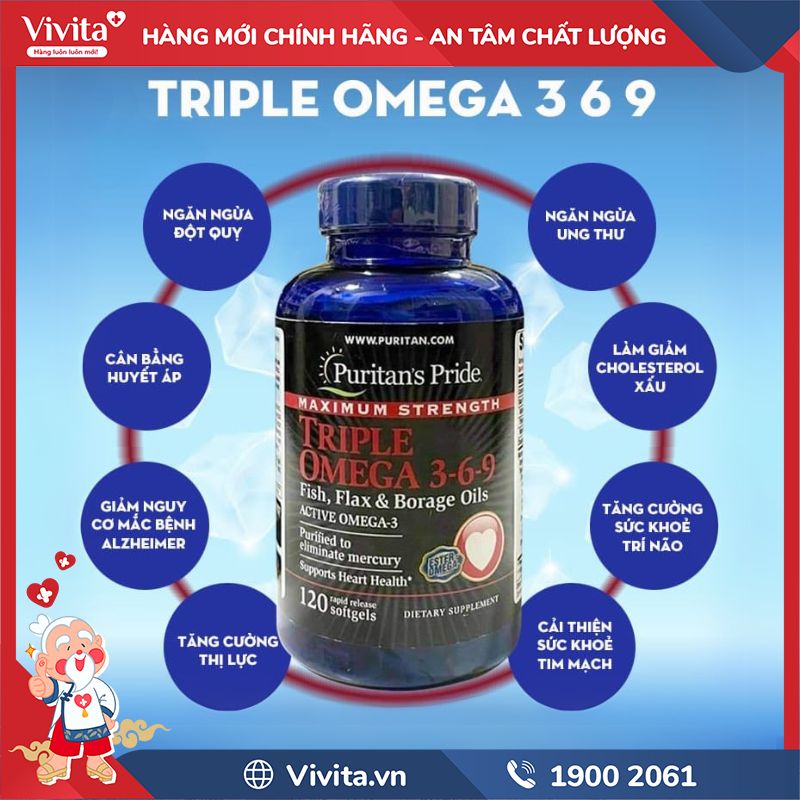 Công dụng Triple Omega 3-6-9