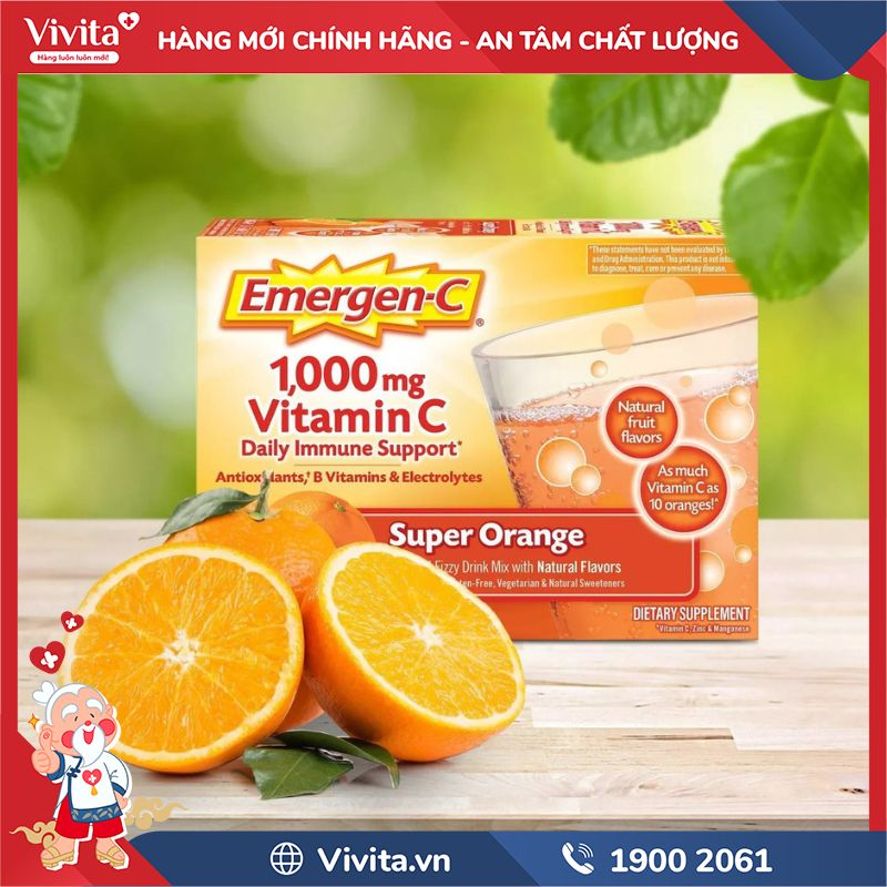 Emergen-C 1000mg Vitamin C chính hãng