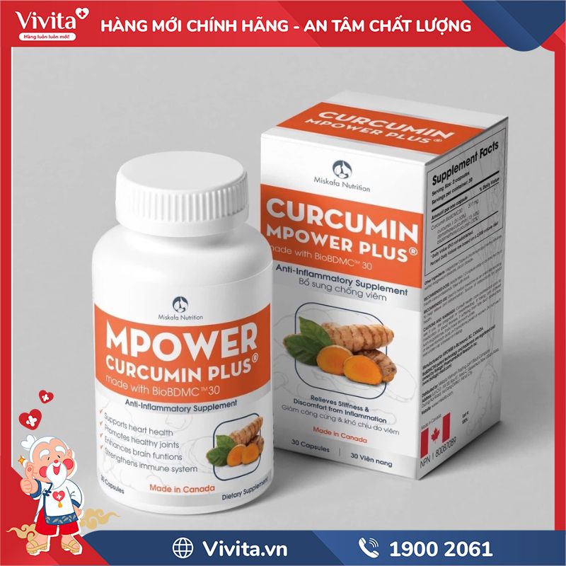 MPower Curcumin Plus chính hãng