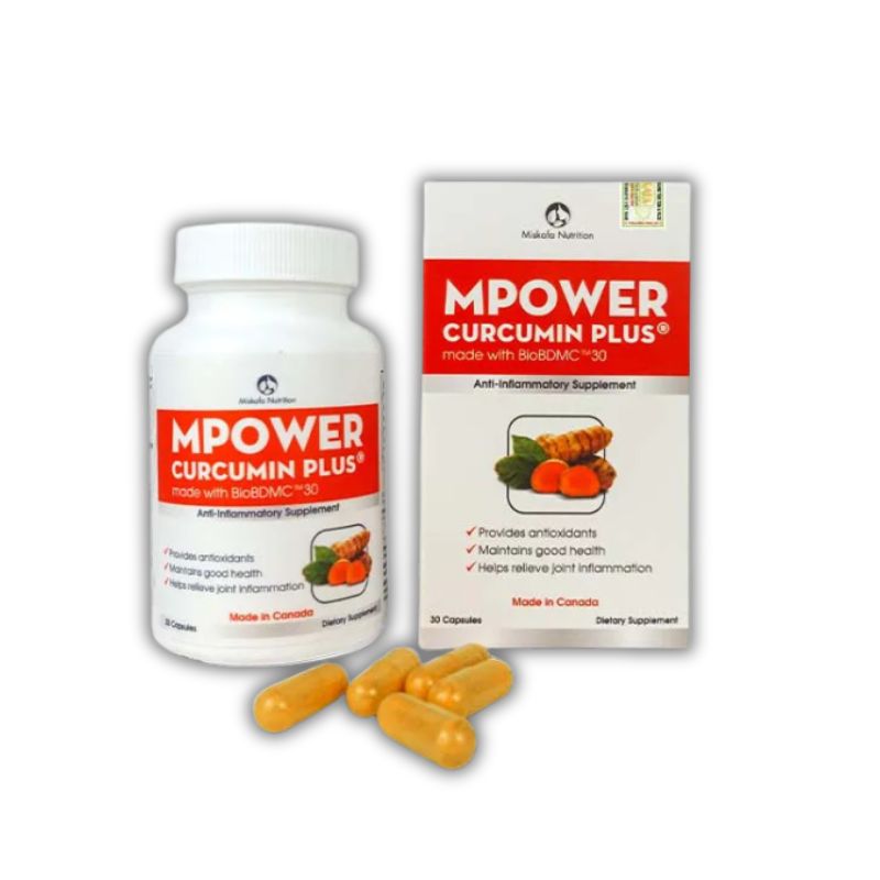 MPower Curcumin Plus Viên Uống Hỗ Trợ Giảm Đau Nhức Xương Khớp (Lọ 30 viên)