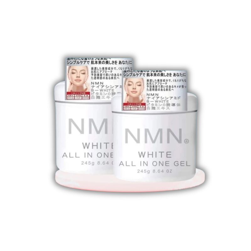 NMN White All In One Gel Hỗ Trợ Dưỡng Ẩm, Tái Tạo Da, Hỗ Trợ Mờ Thâm Nám, Tàn Nhang (Hộp 245g)