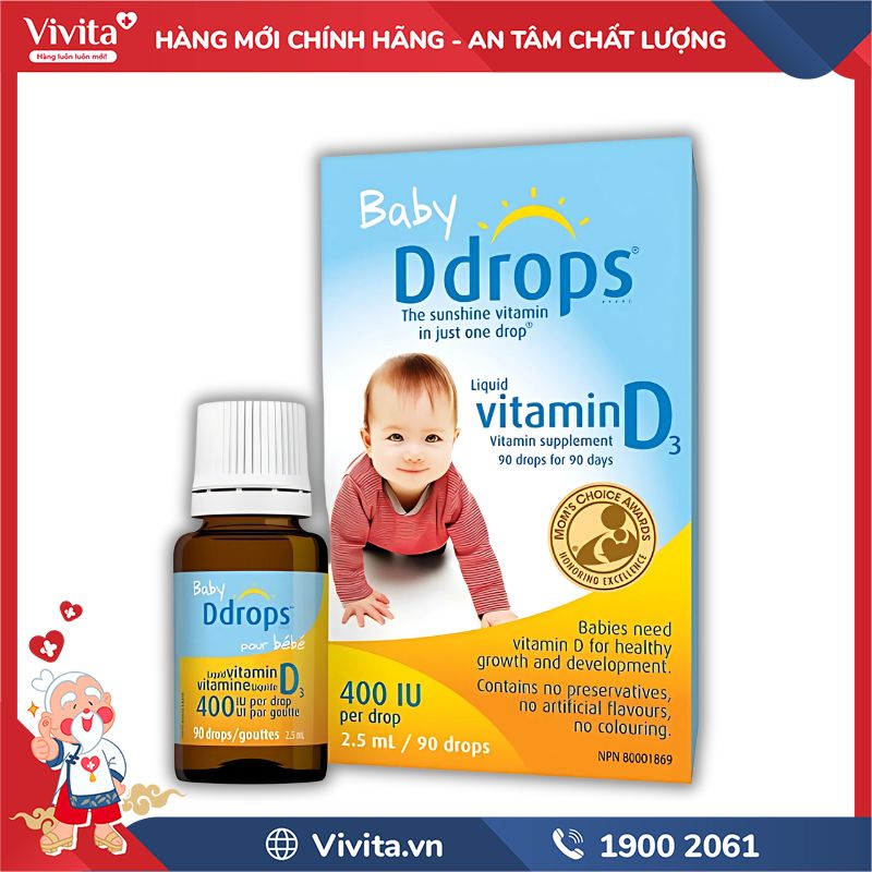 Sản phẩm Baby Ddrops Vitamin D3