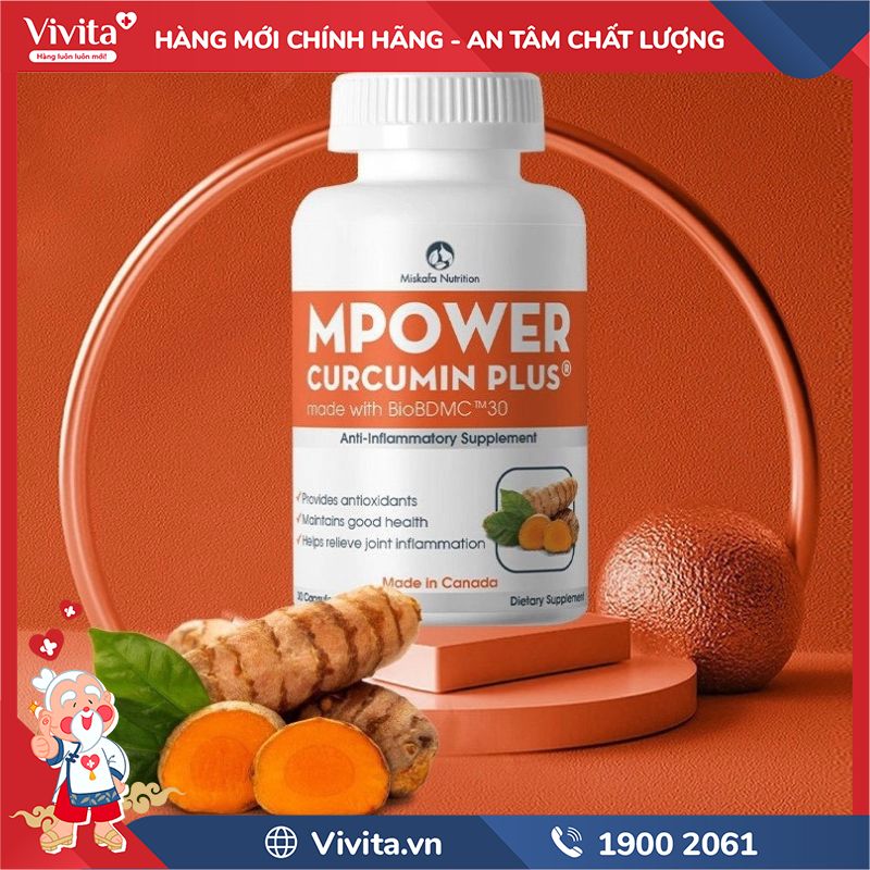 Thành phần của MPower Curcumin Plus